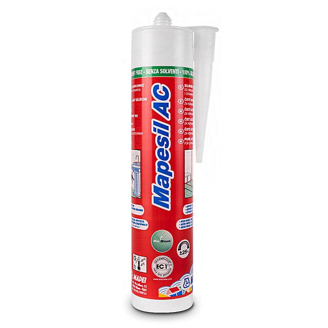 Mapei Mapesil Ac Mould-resistant Silicone Medium Grey 310ml